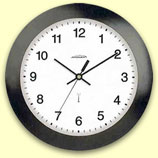 atomic wall clock -radio controlled - black