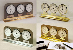 multiple time zone clocks